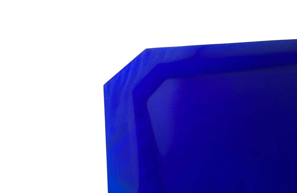 Large Blue Lucite Serving Tray - Decorative Accessories - Mid Century Accessories - Vintage Tray - Lucite Tray - French Decorative Accessories - Antique Shops Tetbury - adpsantiques - AD & PS Antiques