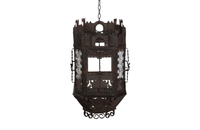 LARGE FRENCH TOLE LANTERN