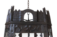 LARGE FRENCH TOLE LANTERN