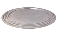 ROUND SILVERPLATE COCKTAIL TRAY