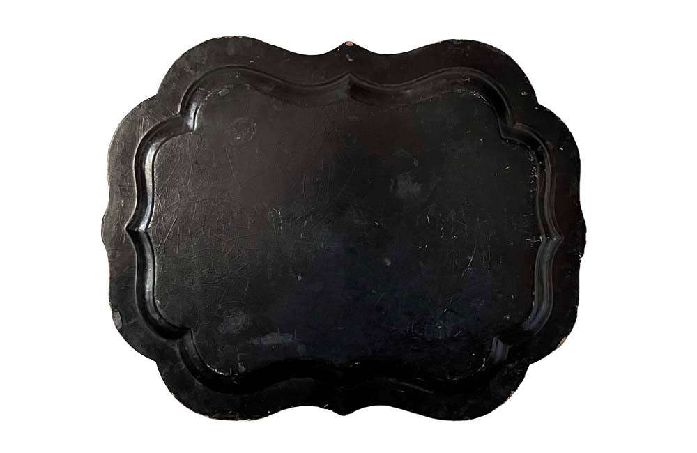 Large Napoleon III Papier Mache Tray - French Decorative Antiques - Antique Trays - French Antiques - Papier Mache - Decorative Antiques - French Antiques - Fine Antiques - Antique Shops Tetbury - adpsantiques - AD & PS Antiques