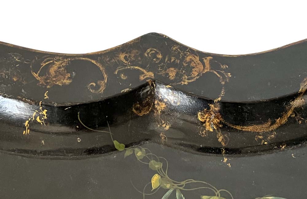 Large Napoleon III Papier Mache Tray - French Decorative Antiques - Antique Trays - French Antiques - Papier Mache - Decorative Antiques - French Antiques - Fine Antiques - Antique Shops Tetbury - adpsantiques - AD & PS Antiques