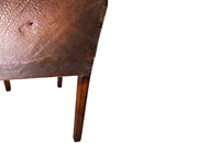 PAIR OF 1940's LEATHER BRIDGE CHAIRS