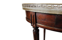 ELEGANT OVAL BOUILLOTTE TABLE