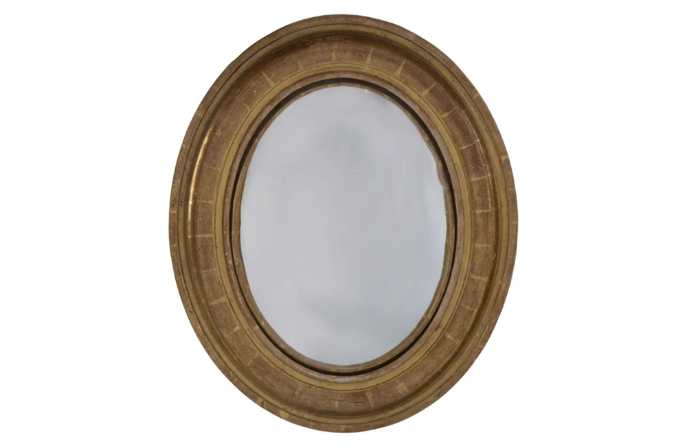LOUIS PHILIPPE OVAL CONVEX MIRROR