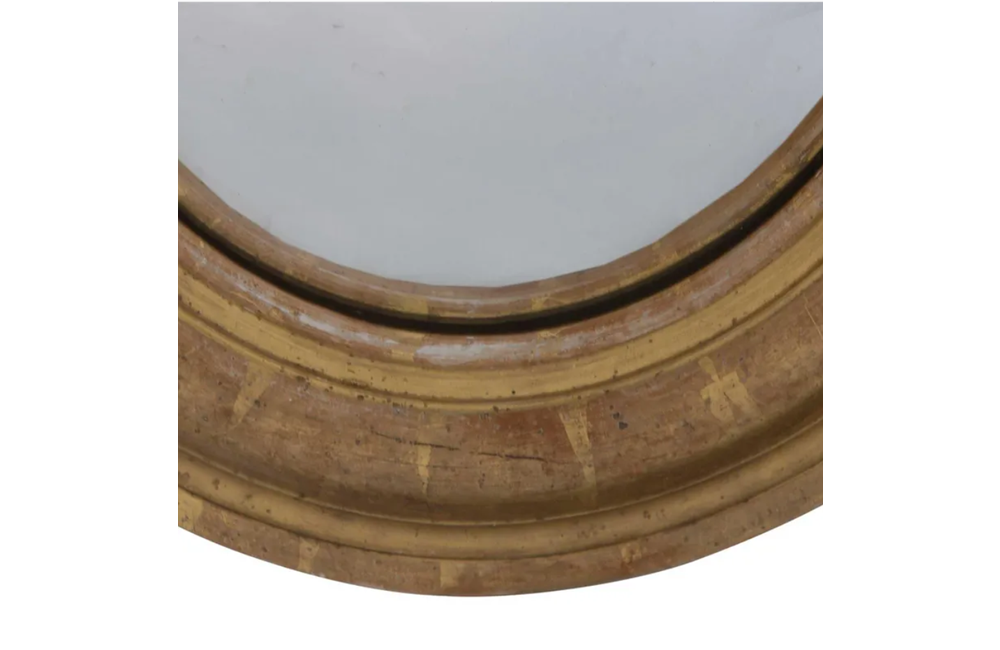 LOUIS PHILIPPE OVAL CONVEX MIRROR