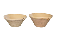 Large French Tian Pottery Bowls -French antiques -Antique French Pottery- Antique Pottery- Terrine Dish- AD & PS ANTIQUES -