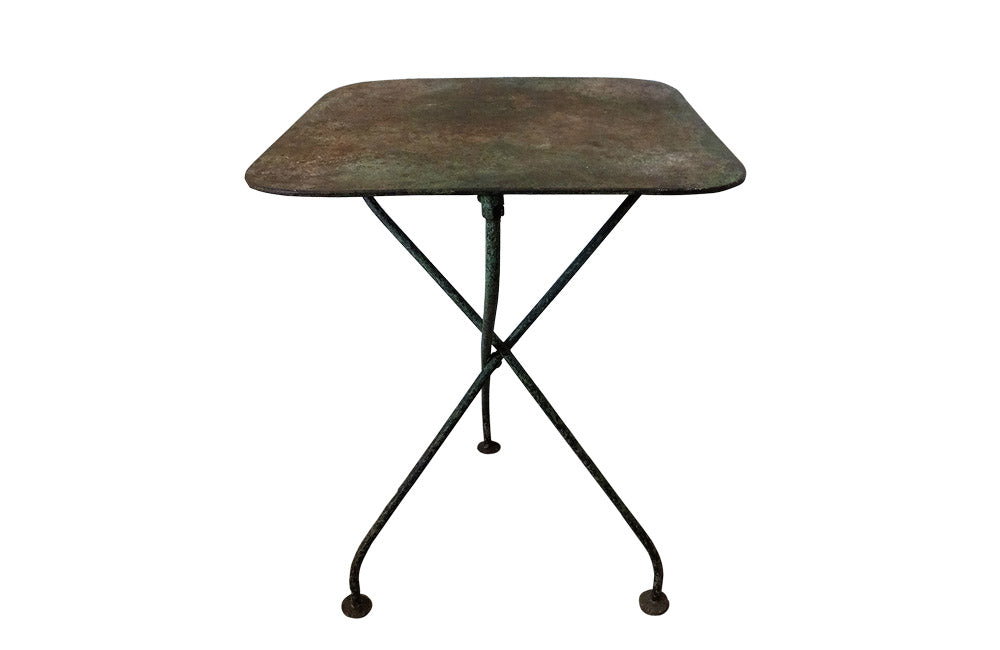 FRENCH FOLDING IRON TABLE