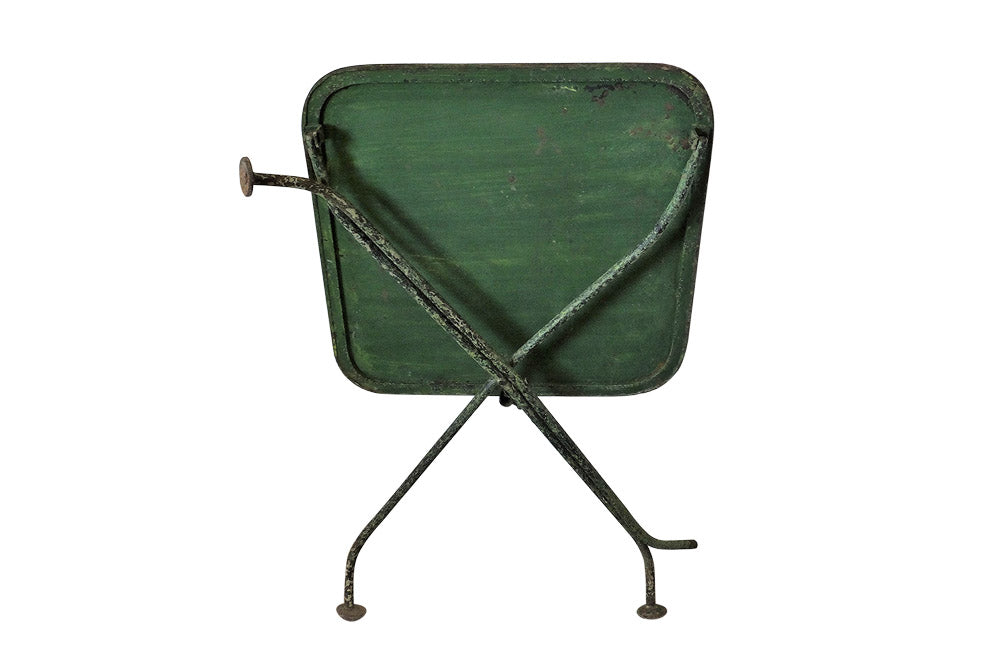 FRENCH FOLDING IRON TABLE