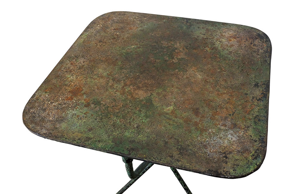 FRENCH FOLDING IRON TABLE