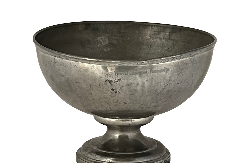 Large Antique Veuve Clicquot Pewter Champagne Vasque - Decorative Antiques - Veuve Clicquot - Antique Champagne Cooler - French Antiques - AD & PS Antiques