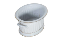 19TH CENTURY ENAMEL FOOTBATH
