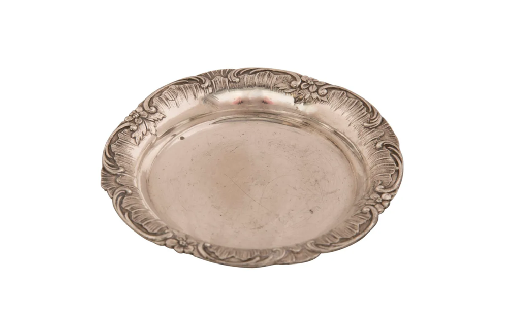 PAIR OF SILVERPLATE COASTERS BY BOULENGER