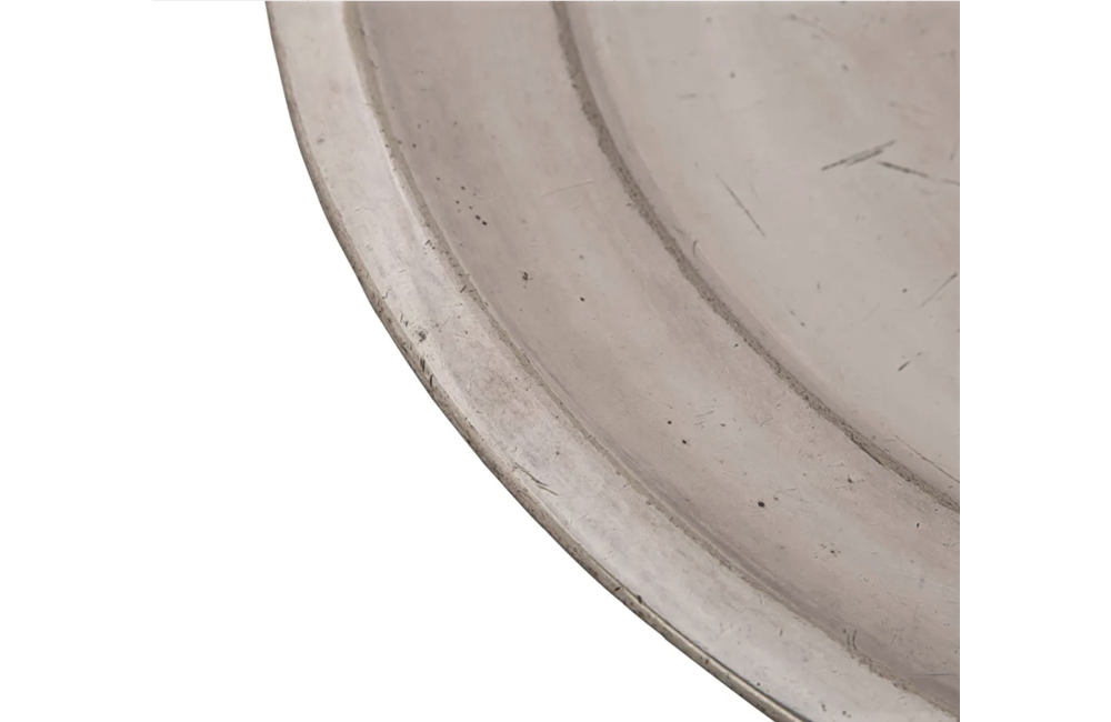 LARGE SILVER PLATE COCKTAIL TRAY