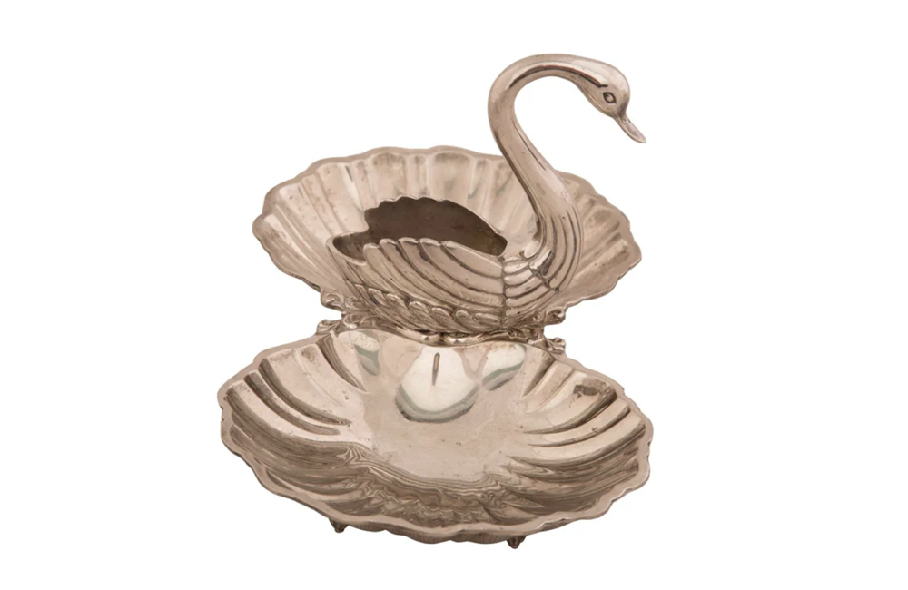 SWAN HORS D'OEUVRE DISH