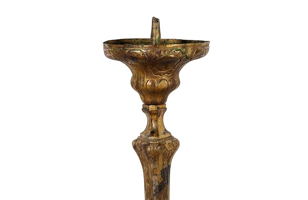 SET OF FOUR 18TH CENTURY PRICKET STICKS