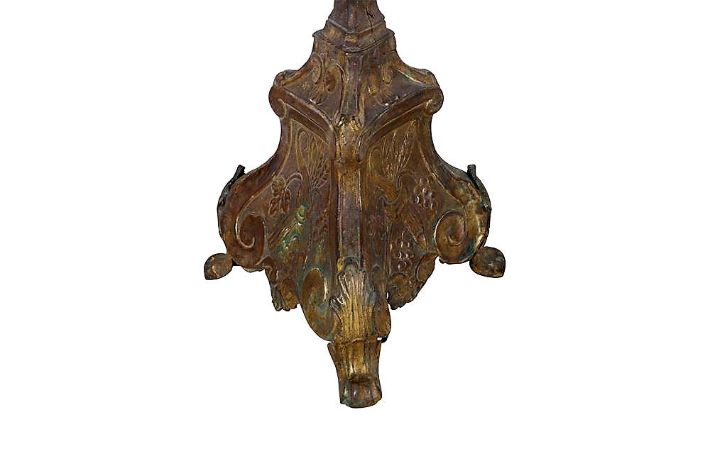 SET OF FOUR 18TH CENTURY PRICKET STICKS