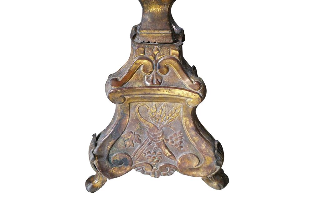 SET OF FOUR 18TH CENTURY PRICKET STICKS
