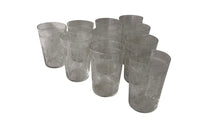 Set Of Ten Engraved Drinking Glasses - French Decorative Antiques - Antique Glasses - French Antique Accessories - Decorative Accessories - Wine & Food Antiques - Etched Glassware - Antique Shops Tetbury - AD & PS Antiques