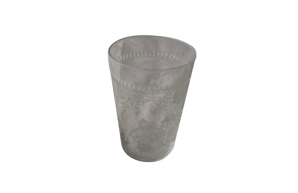 Set Of Ten Engraved Drinking Glasses - French Decorative Antiques - Antique Glasses - French Antique Accessories - Decorative Accessories - Wine & Food Antiques - Etched Glassware - Antique Shops Tetbury - AD & PS Antiques