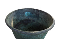 LARGE VERDIGRIS COPPER VAT