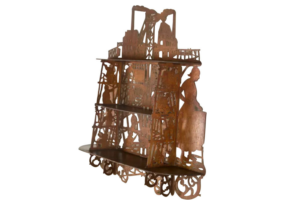 RARE ART-POPULAIRE HANGING SHELVES