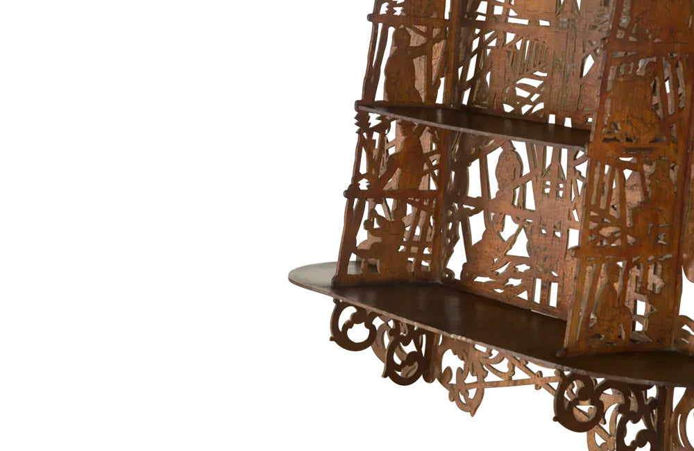 RARE ART-POPULAIRE HANGING SHELVES