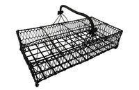 FRENCH 19TH CENTURY WIREWORK GLASS CARRIER
