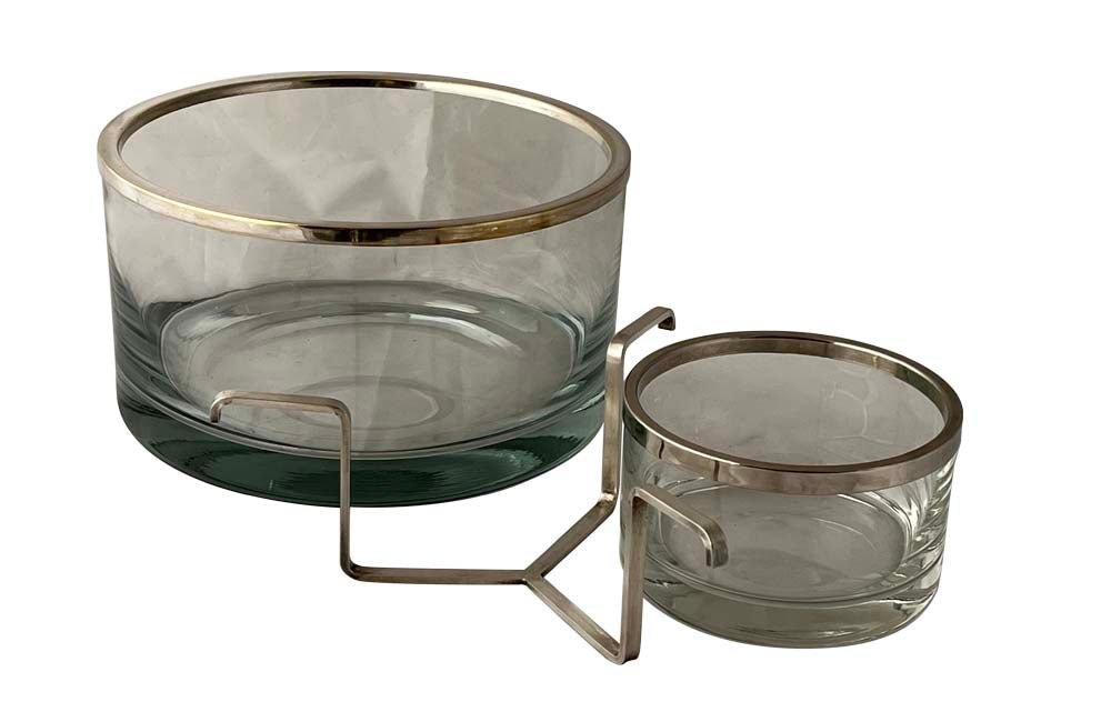 Large French Presentoire de Caviar - French Decorative Accessories - Decorative Accessories - Fine Dining - Gift Ideas - Glassware - Antique Shops Tetbury - Caviar Dish - AD & PS Antiques