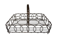 FRENCH WIREWORK GLASS CARRIER