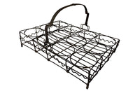 19TH CENTURY WIREWORK GLASS CARRIER