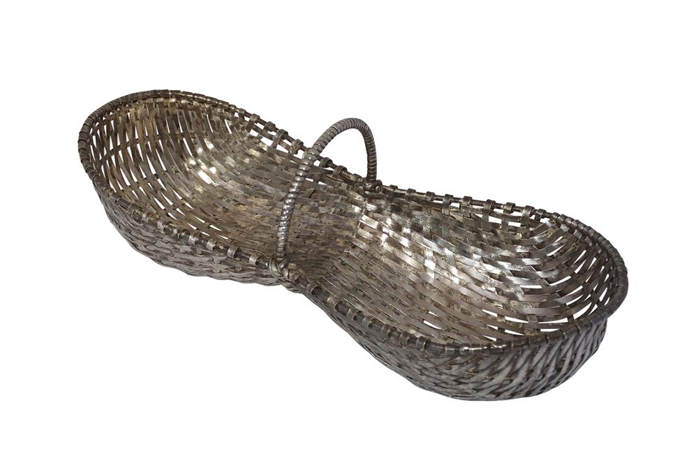 SILVERPLATE GRAPE HARVEST BASKET