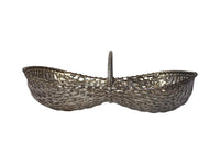 SILVERPLATE GRAPE HARVEST BASKET