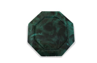GREEN LUCITE COCKTAIL TRAY