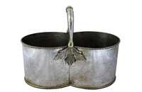 SILVERPLATE DOUBLE WINE COOLER