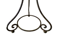 19TH CENTURY FRENCH IRON GUERIDON TABLE