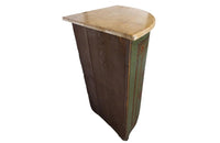 ITALIAN PAINTED CORNER CUPBOARD