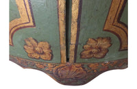 ITALIAN PAINTED CORNER CUPBOARD