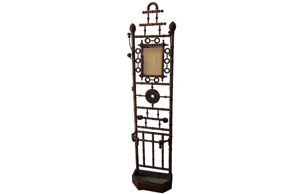 FAUX BAMBOO HALL STAND