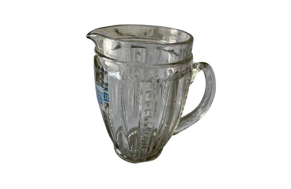 French 1930s Pernod & Fils Bistro Jug - French Decorative Antiques - French Decorative Accessories - Pastis - Wine & Food - Gift Ideas - Glass Jug - Antique Glassware - Antique Shops Tetbury - AD & PS Antiques
