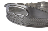 ELEGANT SILVERPLATE OVAL TRAY