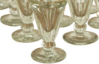 TWELVE FRENCH BISTRO GLASSES