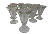 TWELVE FRENCH BISTRO GLASSES