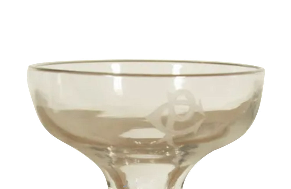EIGHT HOLLOW STEM CHAMPAGNE COUPES