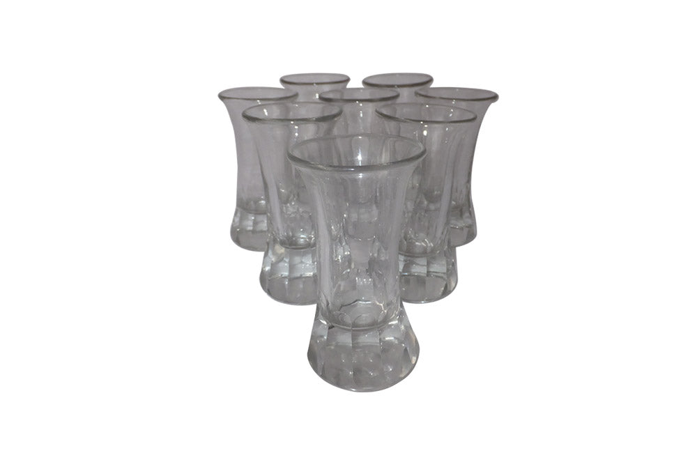 TEN THUMBNAIL CUT SHOT/VODKA GLASSES