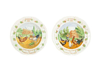 PAIR OF LARGE ADVERTISING PLATES