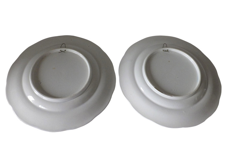 PAIR OF LARGE ADVERTISING PLATES