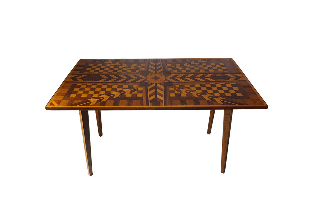 UNIQUE MARQUETRY TABLE