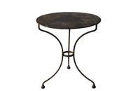 FRENCH IRON GUERIDON TABLE