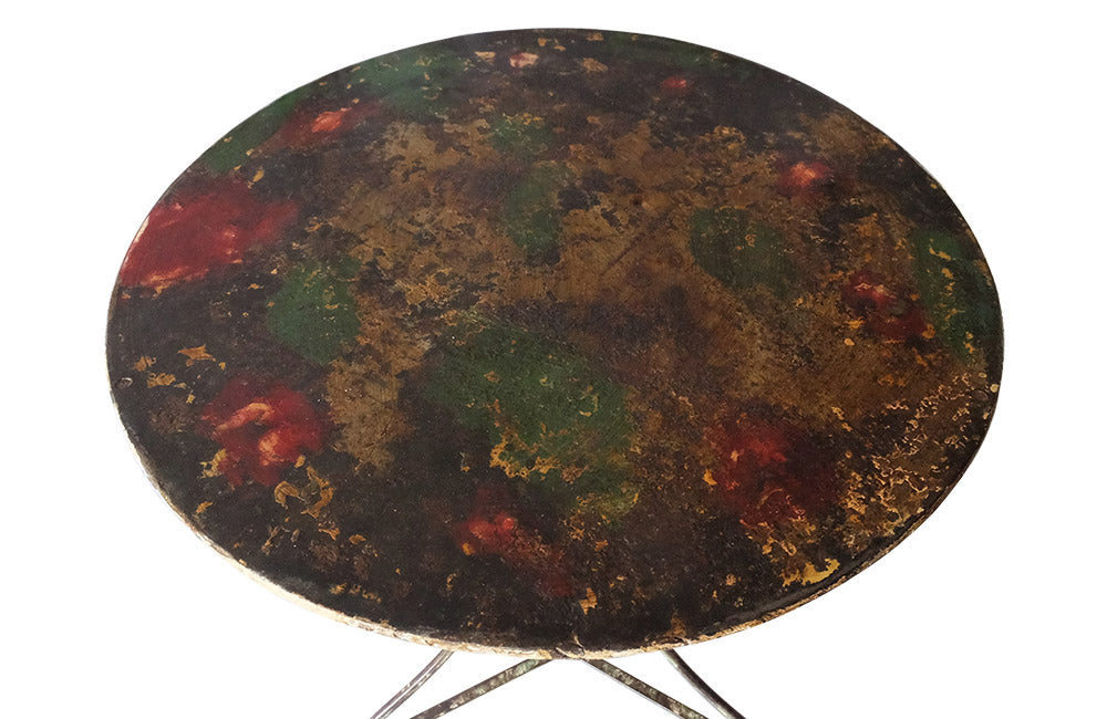 FRENCH IRON GUERIDON TABLE
